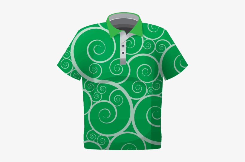 Heraldry Sublimated Polo Shirt - Shirt, transparent png download