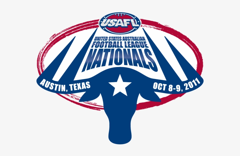 Usafl Nationals Logo 2011 Released - United States Australian Football League, transparent png download