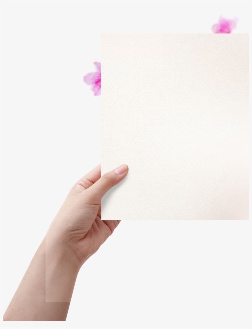 Hand Holding Stationery - Stationery, transparent png download