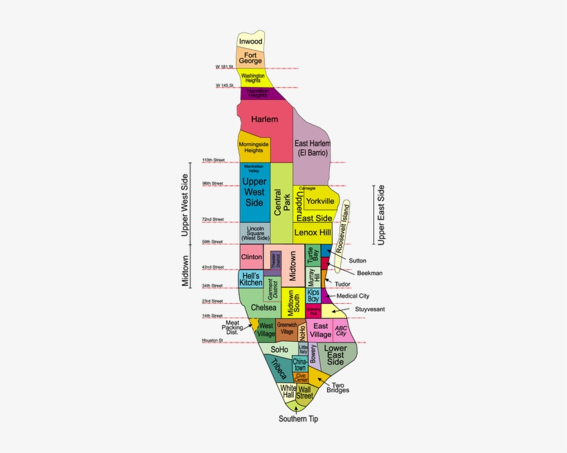 I Love New York - Nyc Neighborhoods, transparent png download