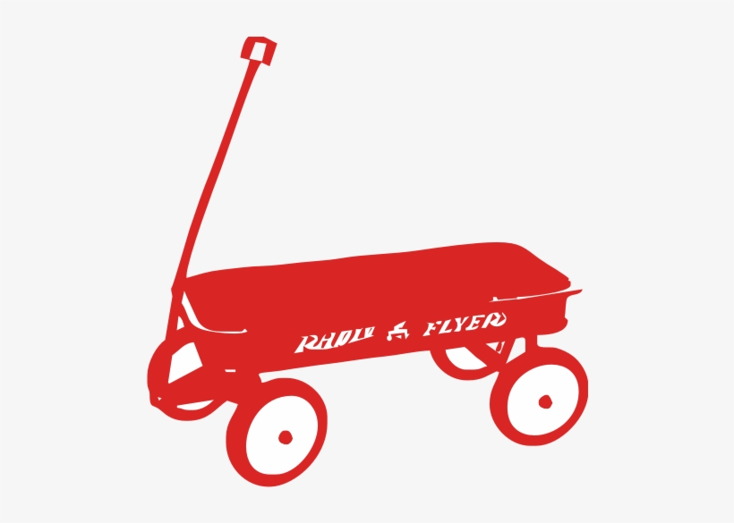 Red Wagon Baby One Piece, Toddler T Shirt - Red Transparent Wagon, transparent png download