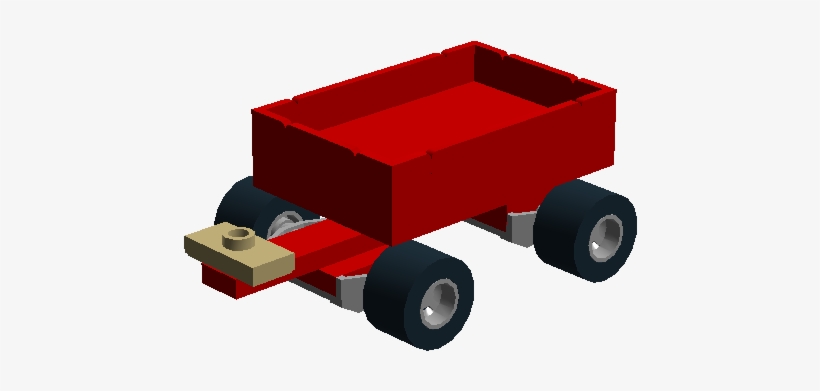Litte Red Wagon01 - Wagon, transparent png download