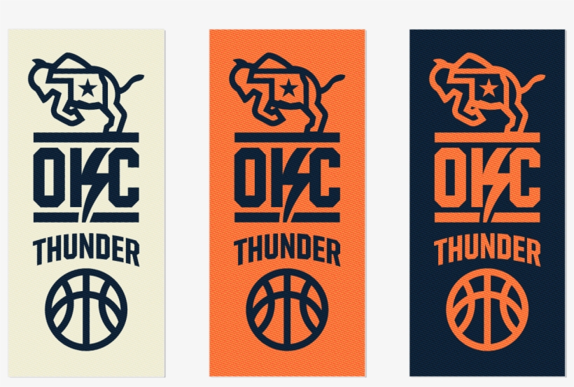 Concept For A New Oklahoma City Thunder Brand Identity - Oklahoma City Thunder, transparent png download