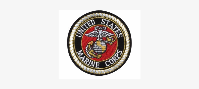 Us Marine Corps Round Patch - Us Marine Corps, transparent png download