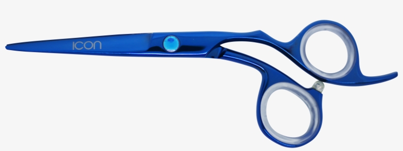 Icon 6" Blue Crane Titanium Coated Hair Cutting Shears - Hair-cutting Shears, transparent png download