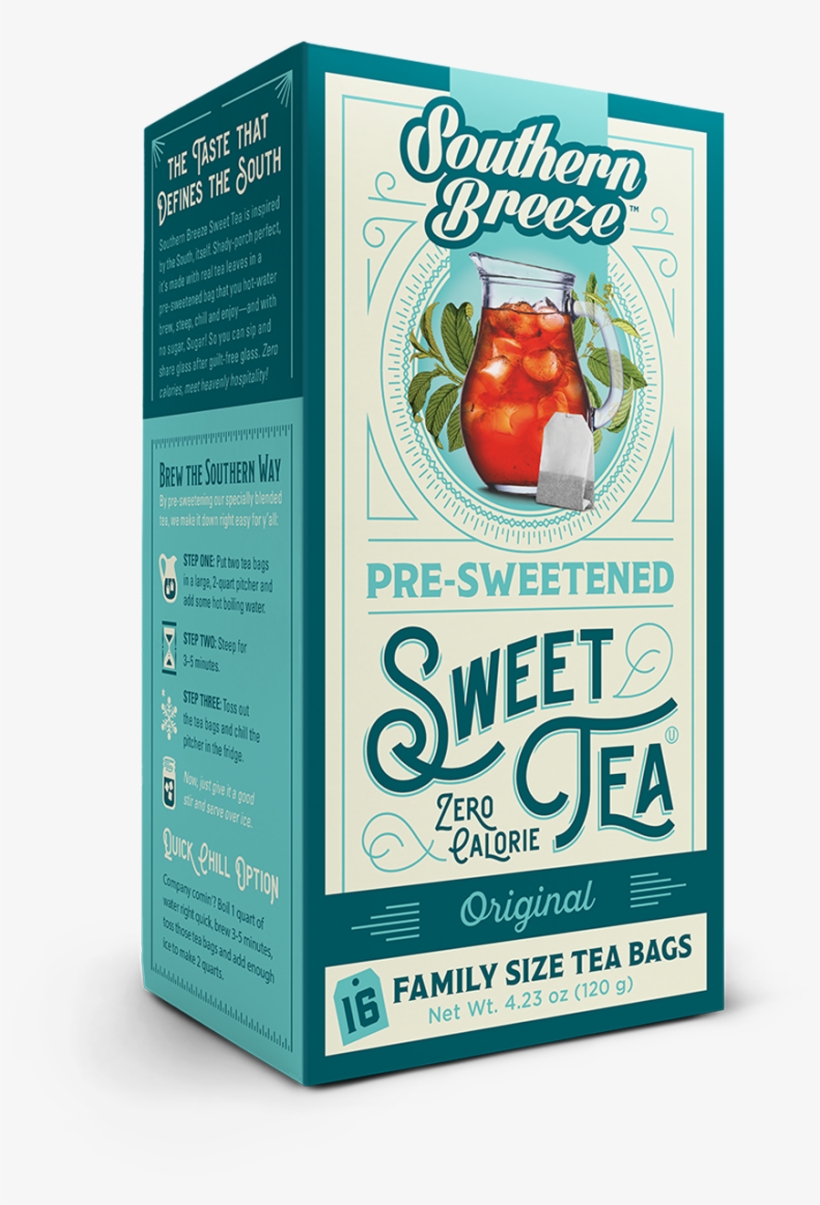 Original Iced Sweet Tea - Southern Breeze Sweet Tea Half & Half, transparent png download