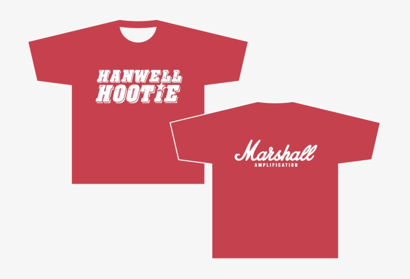 T-shirt Antique Red - Marshall Canvas Black Shoulder Bag, transparent png download