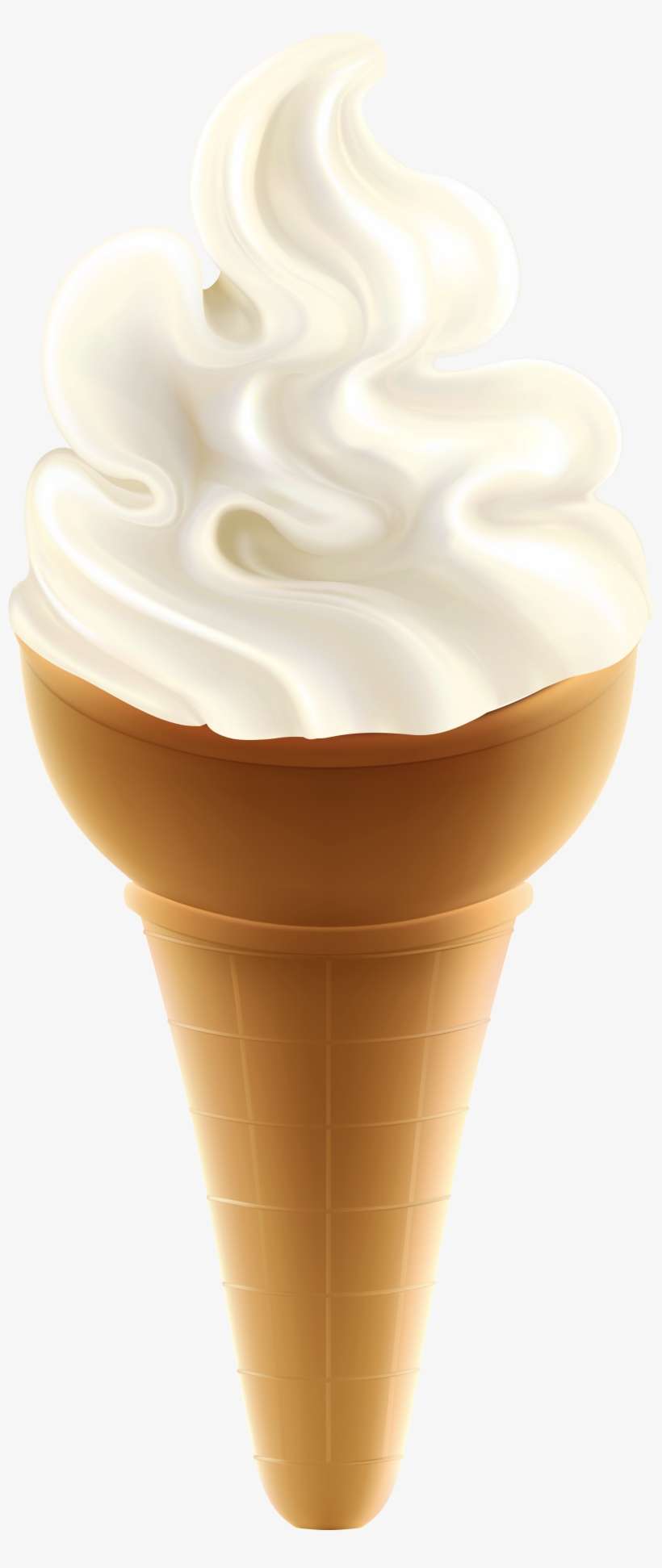 Transparent Ice Cream Cone Picture - Transparent Background Ice Cream, transparent png download