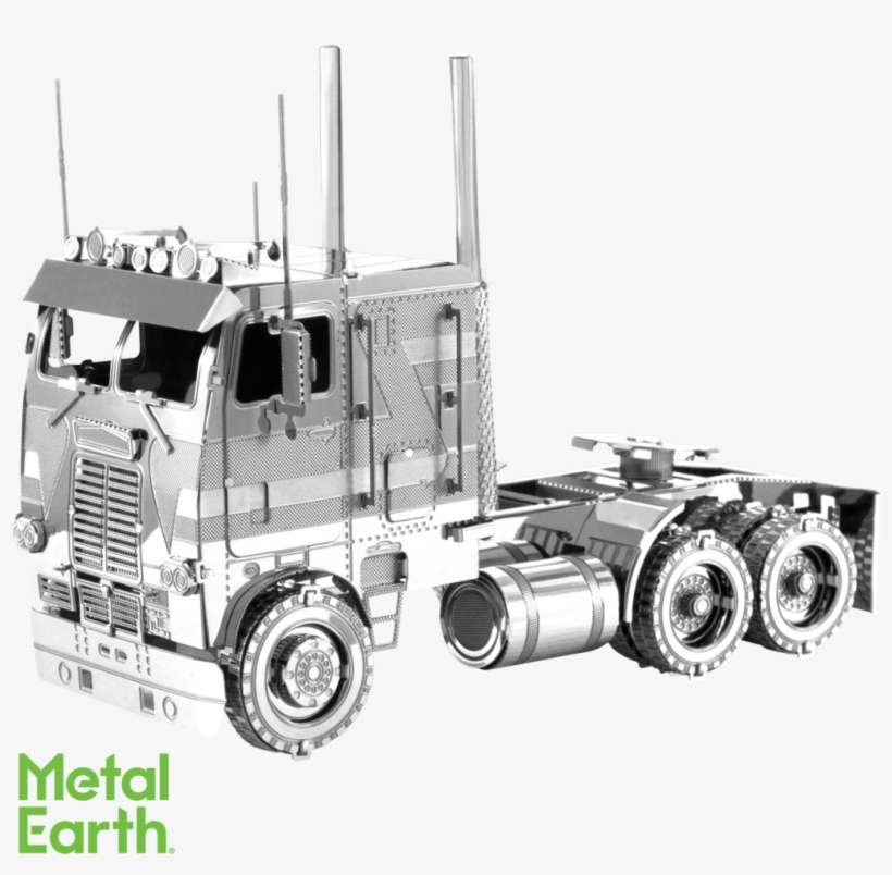 Metal Earth 3d Laser Cut Model Kit Freightliners - Metal Earth Coe Truck, transparent png download