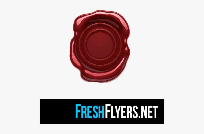 Red Wax Stamp - Circle, transparent png download