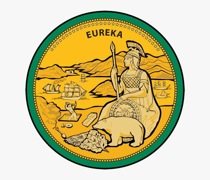 Indiana State Seal Vector - California State Seal Vector, transparent png download