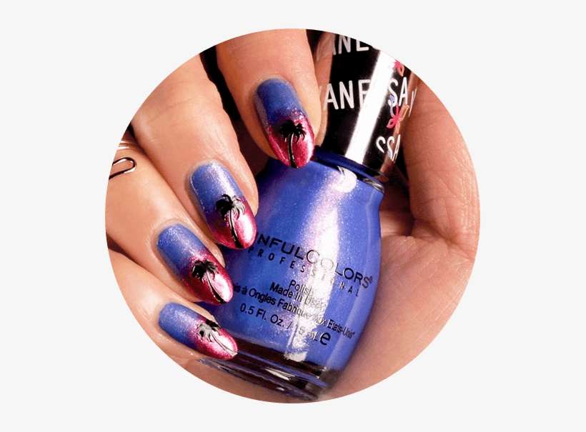 Sunset Ombré Mani - Nail Polish, transparent png download
