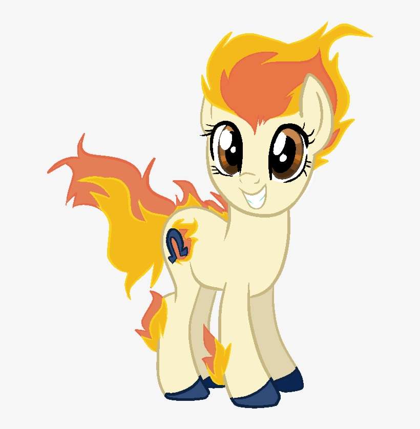 Paintsplatter, Cute, Grin, Happy, Mane Of Fire, Pokémon, - Cute Ponyta, transparent png download