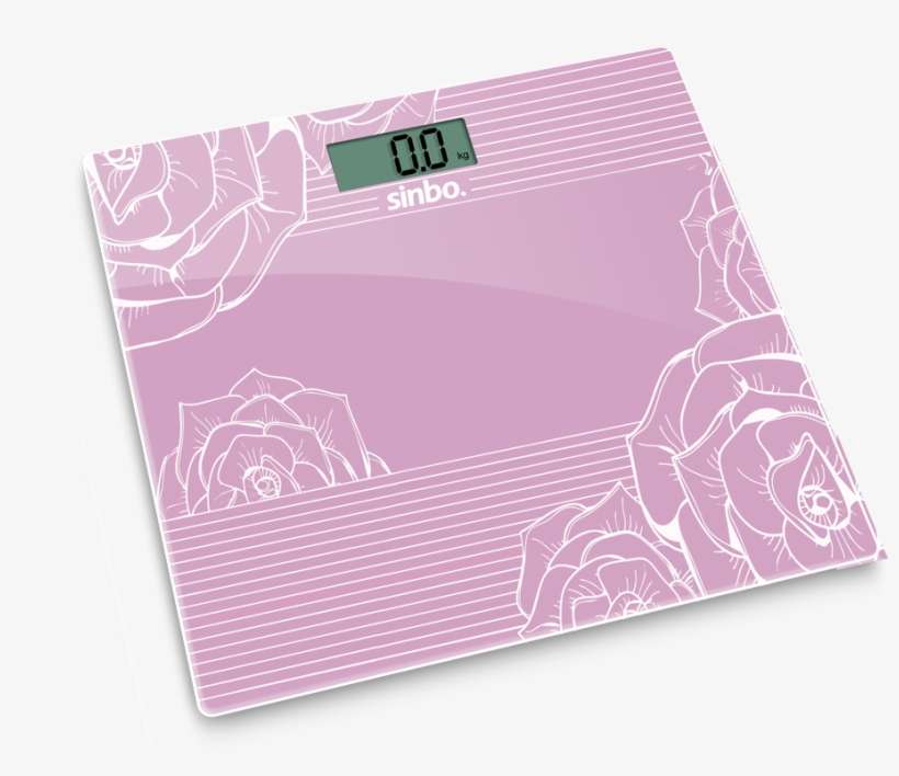 Digital Scale - Sinbo Sbs 4446, Pink Весы Напольные Электронные, transparent png download