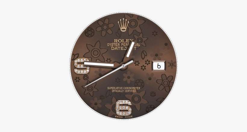 Rolex Oyster Brown & Crystal - Wall Clock, transparent png download