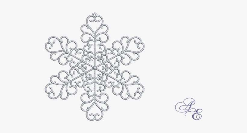 Snowflake2 - Digitize A Free Standing Lace, transparent png download