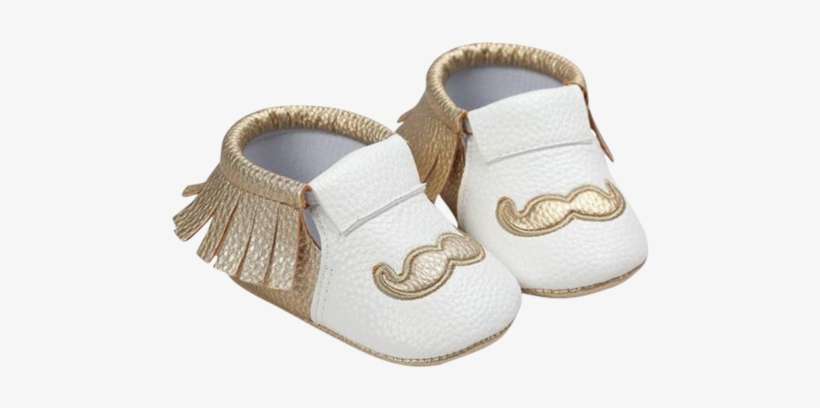 Little Gold Mustache Pre-walkers - Shoe, transparent png download
