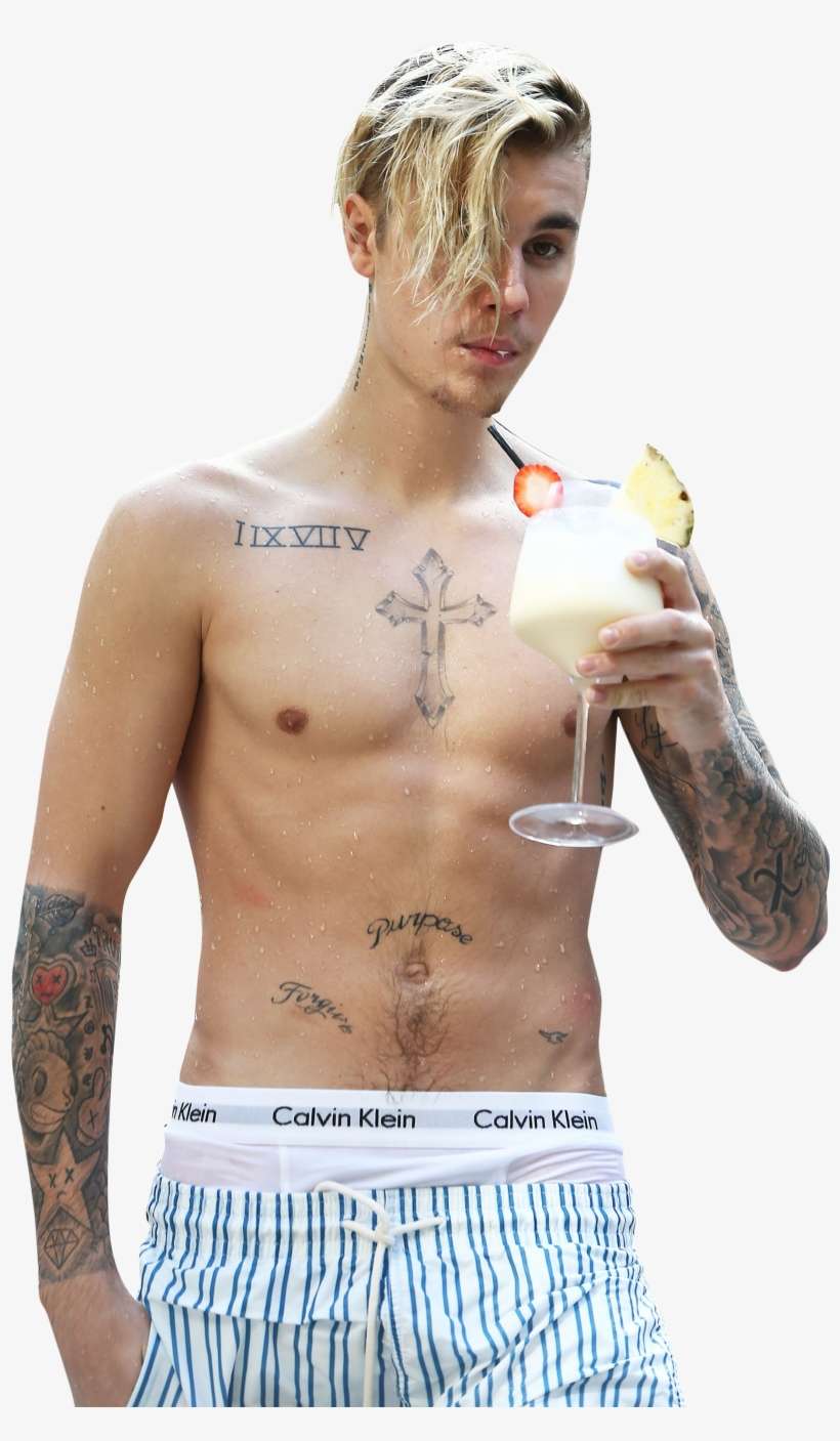Justin Bieber In Underpants Png Image - Justin Bieber, transparent png download