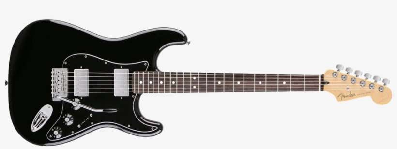 Fender Blacktop Stratocaster Hh - Fender Blacktop Stratocaster Electric Guitar Hh - Black, transparent png download