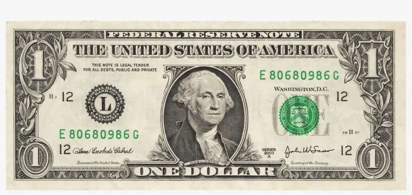 Now - Messi Dollar Bill, transparent png download