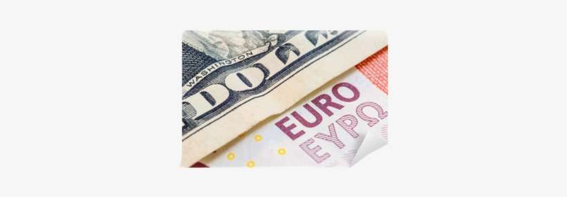 One Dollar Bill And Ten Euro Wall Mural • Pixers® • - World Of Power, Lies, & Deception, transparent png download