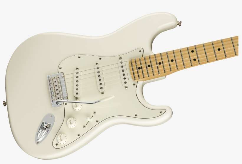 Fender Player Stratocaster Maple Fingerboard Polar - Fender Player Series Strat White, transparent png download