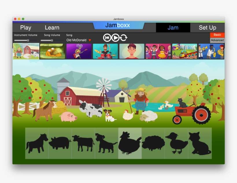 The Farm Animals In The Jamboxx Jam Mode - Choir, transparent png download