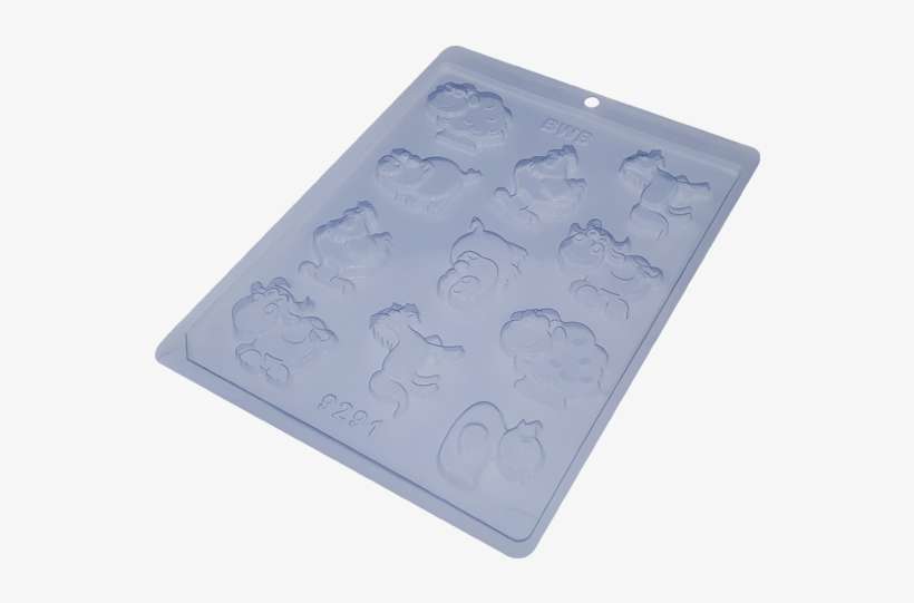 Farm Animals Chocolate Mold - Forma De Acetato Animais Da Fazenda, transparent png download