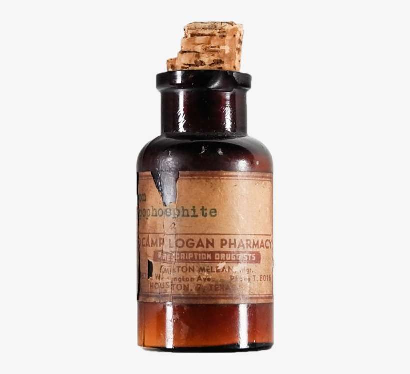 Vintage Medicine Bottle - Camp Logan, transparent png download