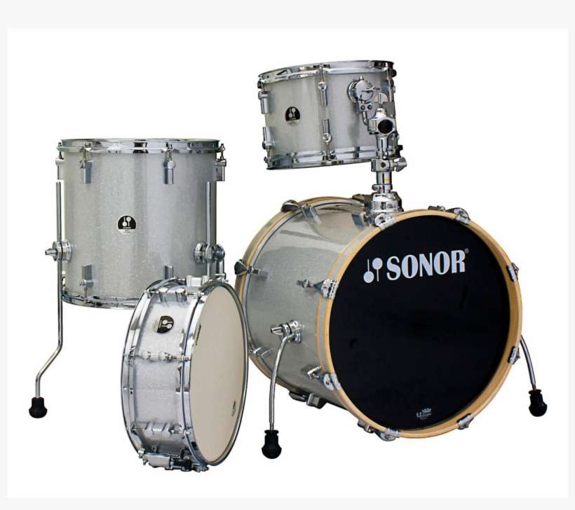 Sonor Bop 4piece Shell Pack Old Silver Galaxy Spark Sonor Bop Kit