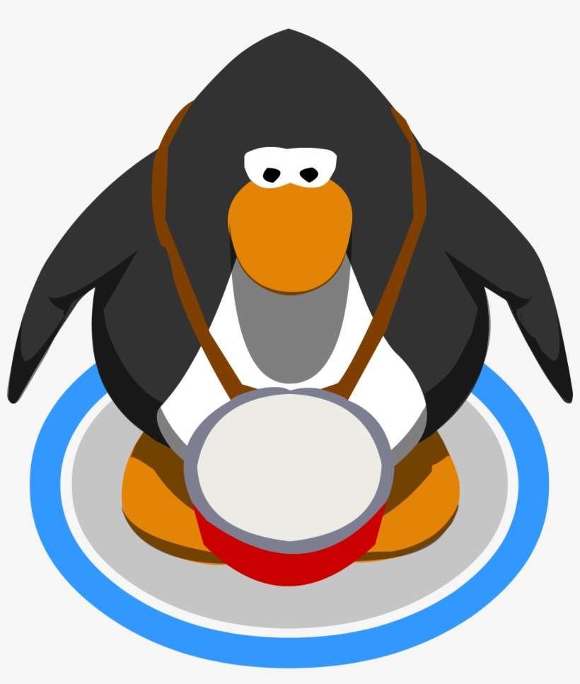 Snare Drum Ingame - Club Penguin Penguin Sprite, transparent png download