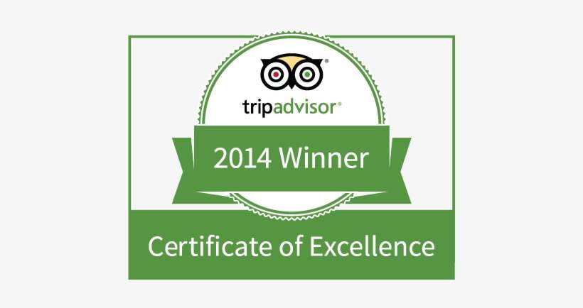 Trip Advisor Certificate Of Excellence - Tripadvisor Certificate 2014, transparent png download