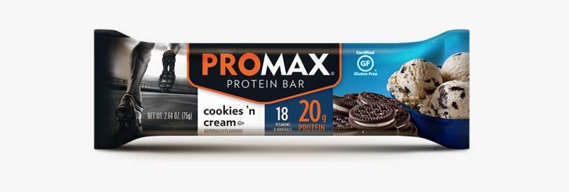 Picture Of Cookies 'n Cream - Promax Protein Bar, transparent png download