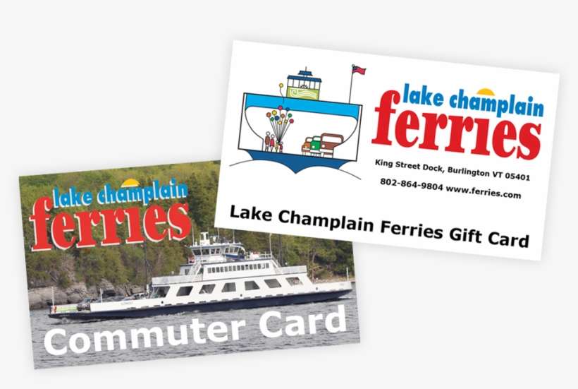 Commuter Cards / Gift Cards - Lake Champlain, transparent png download