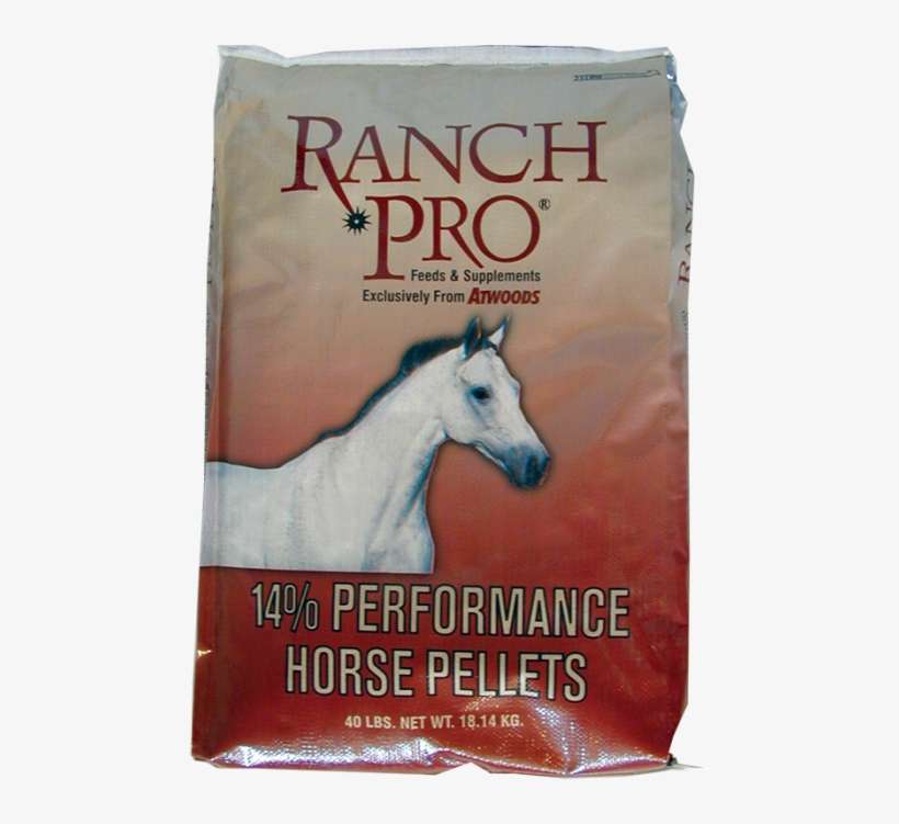 Ranch Pro 14% Performance Horse Pellets - Horse, transparent png download