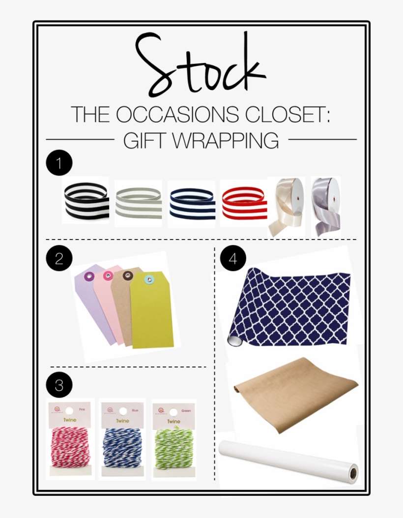 Toc Stock The Closet Gift Wrap - Gift Wrapping, transparent png download