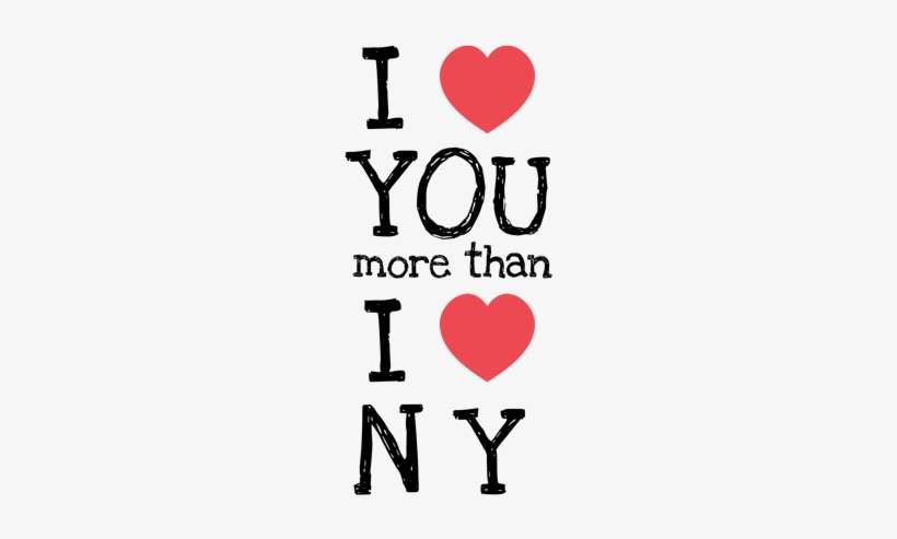 I Love Ny T-shirt, transparent png download