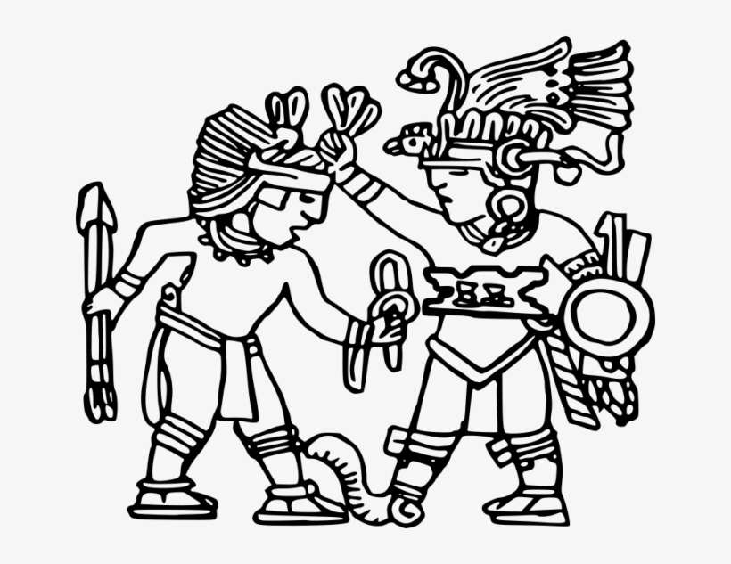 Free Clipart 1freedownloads Com - Imagenes De Los Mexicas Para Colorear, transparent png download