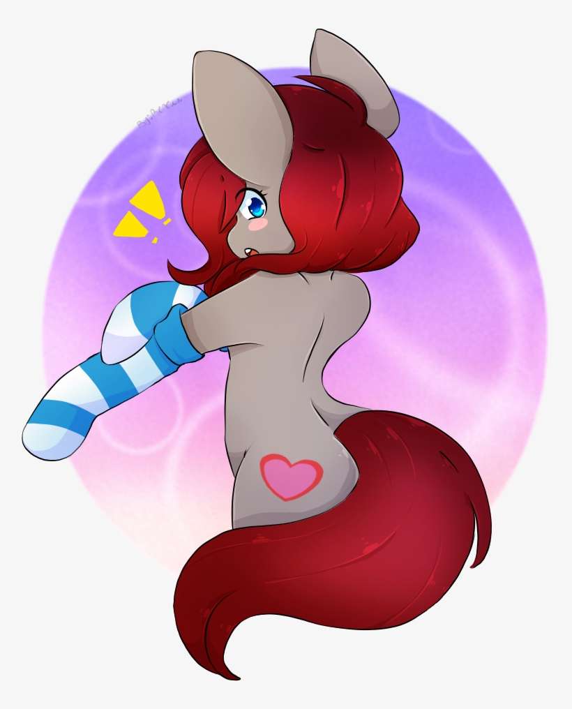 Rene Color Wolf, Blushing, Caught, Clothes, Dressing, - Drawing, transparent png download