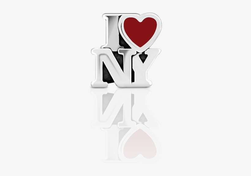 Charm I Love Ny - Heart, transparent png download