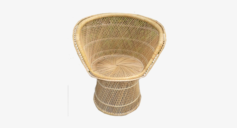 Small Buri Wicker Scroll Work Chair Victorian Shabby - Chair, transparent png download