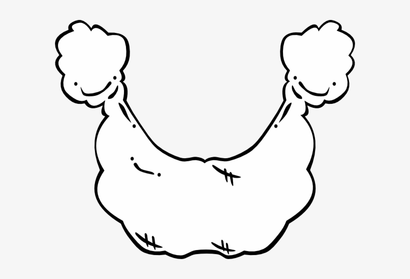 Plain White Beard Clip Art At Vector Clip Art Clipartix Beard White