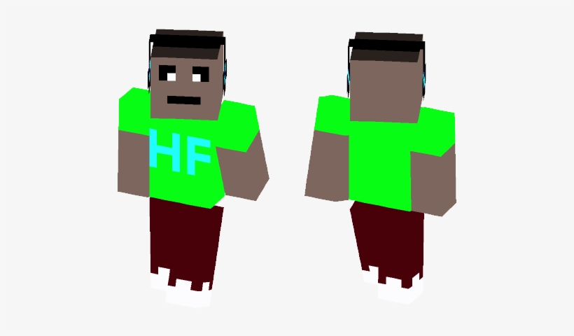 Cool Kid W/ Headphones - Minecraft, transparent png download