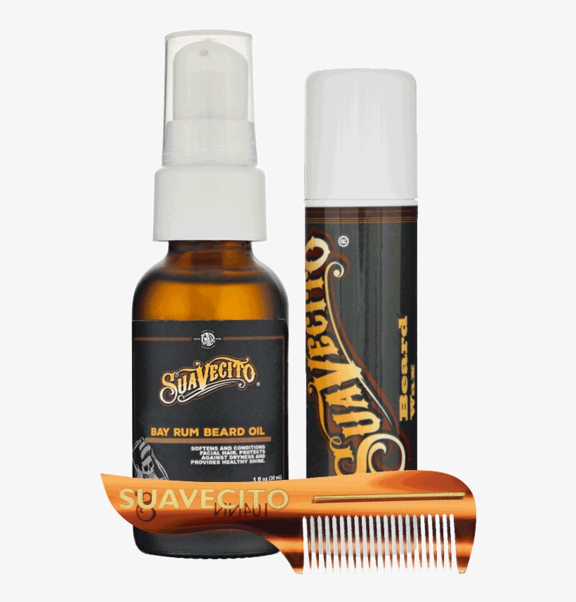 Beard & Mustache Kit - Suavecito - Original Hold Pomade 4oz, transparent png download