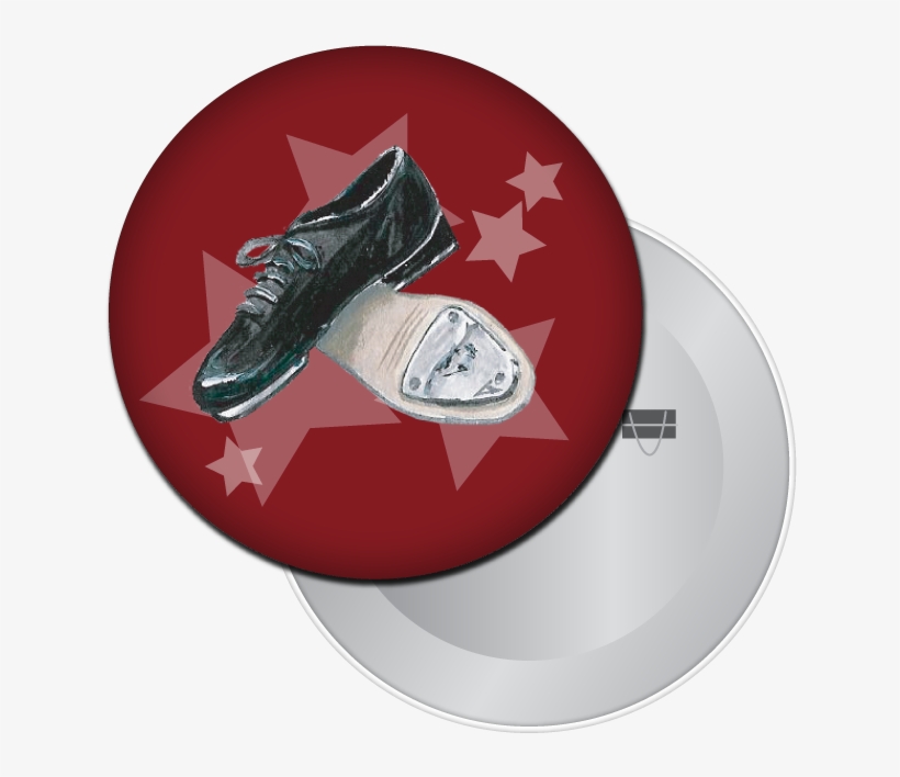Low-heel Tap Shoes Button / Magnet - Tap Dance Shoes Gift, transparent png download