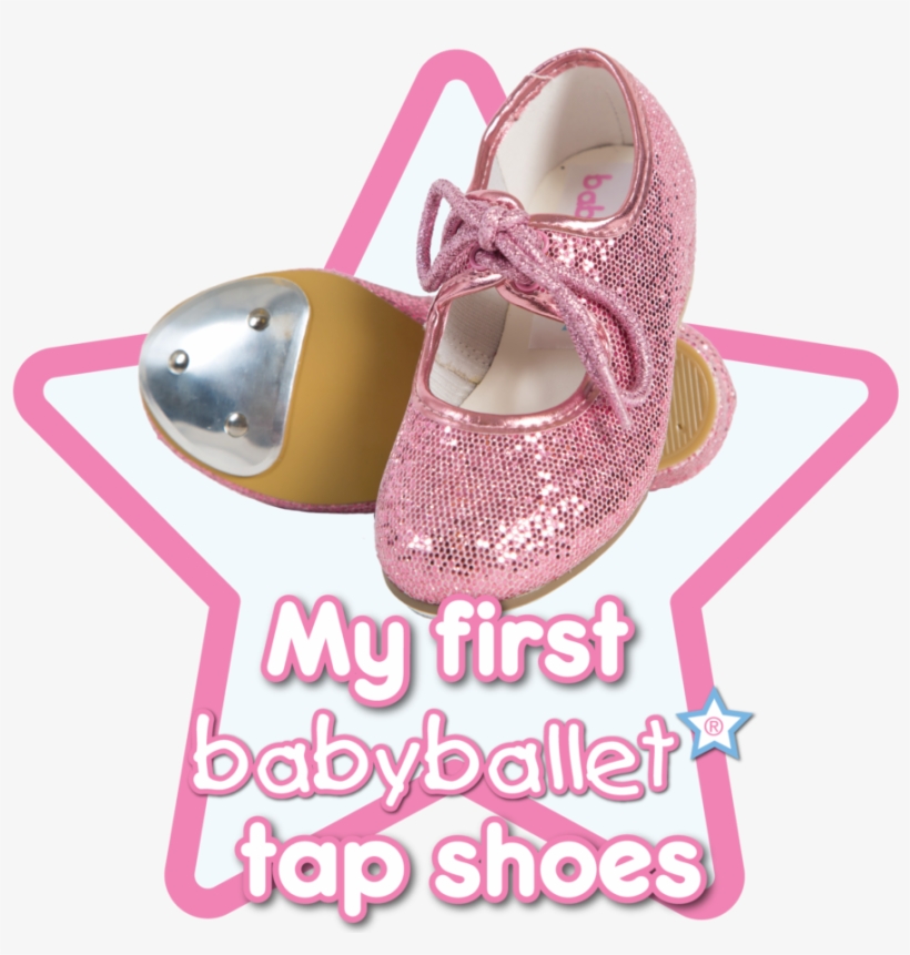 Pink Sparkly Tap Shoes Dancing Class - Sandal, transparent png download