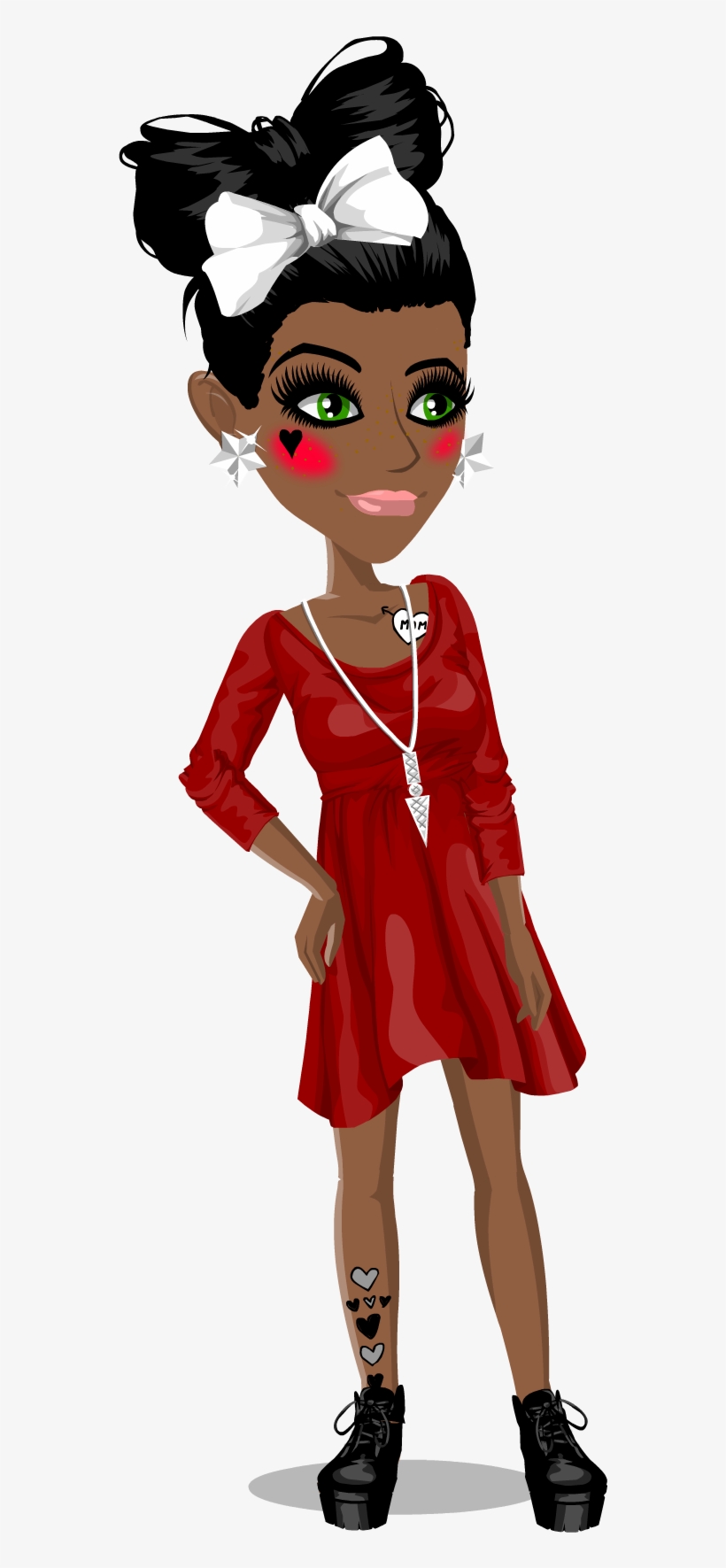 Tap Shoe Girl - Movie Star Planet Black Girl, transparent png download