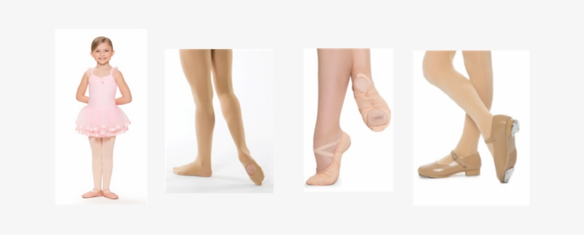 Black Shorts, Plain White Shirt, Black Ballet Slippers, - Revolution Dancewear U-shell Tap- Dark Tan 826 M Size, transparent png download