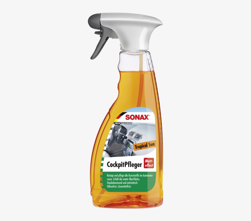 Sonax Cockpit Spray Matt Effect Tropical Sun - Sonax 361241 500 Ml, transparent png download