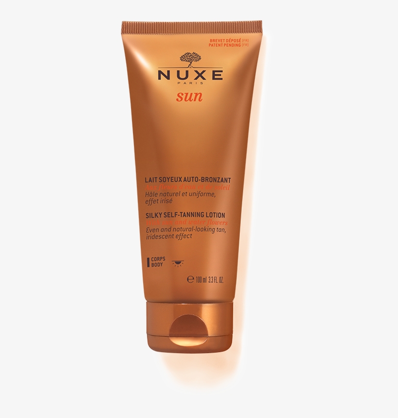 Self-tanning Body Lotion - Nuxe Sun Silky Self-tanning Body Lotion 100 Ml, transparent png download